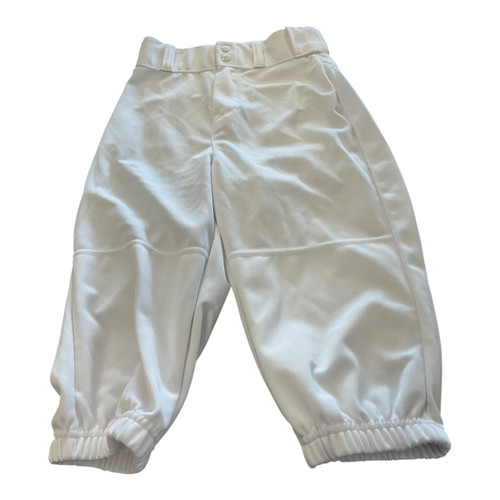 Vist Large View of Product Image Which is Used Alleson BASEBALL PANTS BB/SB Pant Mens White SM