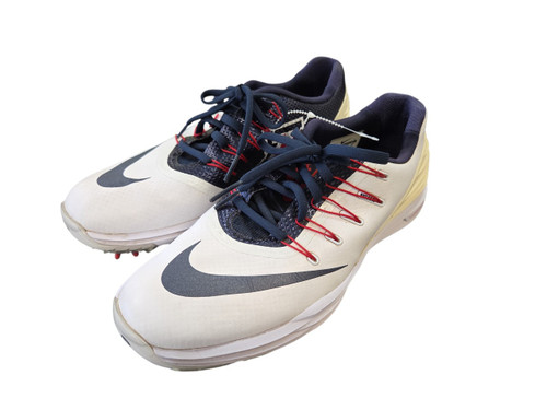 Vist Large View of Product Image Which is Used Nike LUNAR CONTROL 4 Mens Golf Shoes White Senior 8