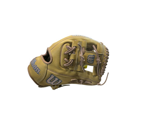 Vist Large View of Product Image Which is Used Wilson A2000 1786 BB/SB Glove RH Throw Tan 11 1/2"