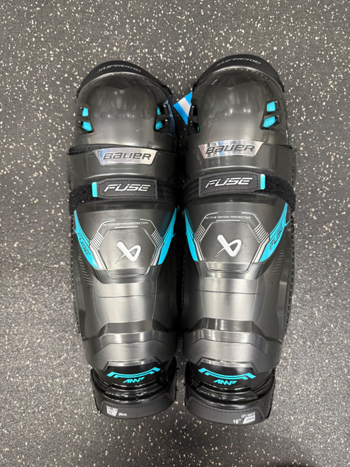 Vist Large View of Product Image Which is New BAUER SUPREME FUSE SHIN GUARD SR-15"