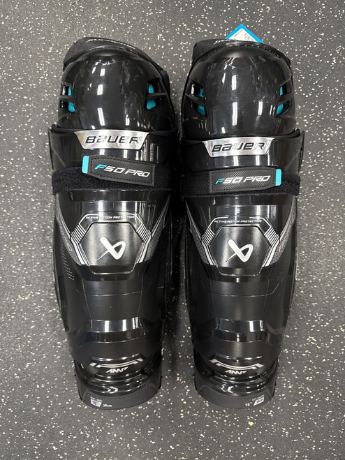 Vist Large View of Product Image Which is New BAUER SUPREME F50 PRO SHIN GUARD SR-15"