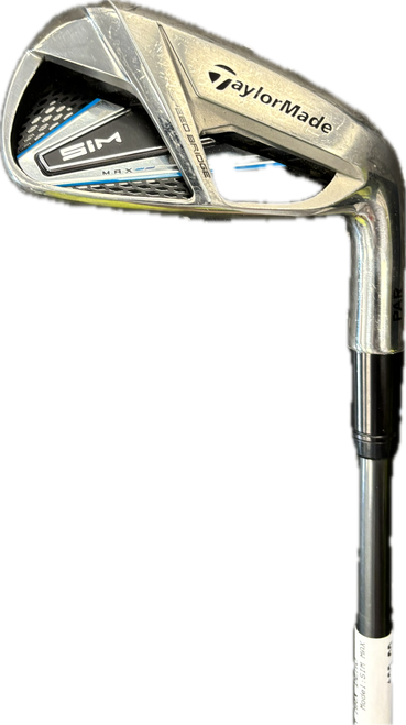 Vist Large View of Product Image Which is Used Taylormade SIM MAX Mens Individual Iron RH 7 Iron