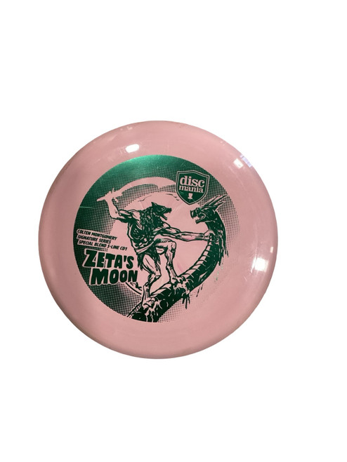 Vist Large View of Product Image Which is Used Discmania CD1 ZETAS MOON Disc Golf Driver Pink 173g
