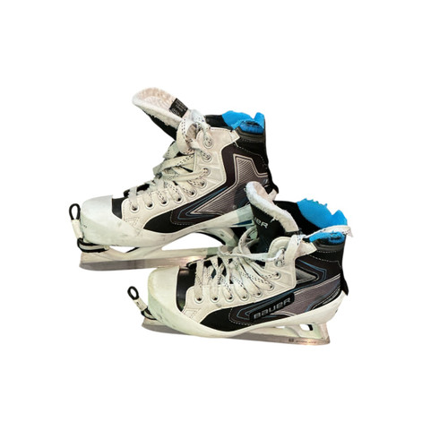 Vist Large View of Product Image Which is Used Bauer REACTOR 5000 GOAL SKATE Junior Goalie Skate Junior 02.5