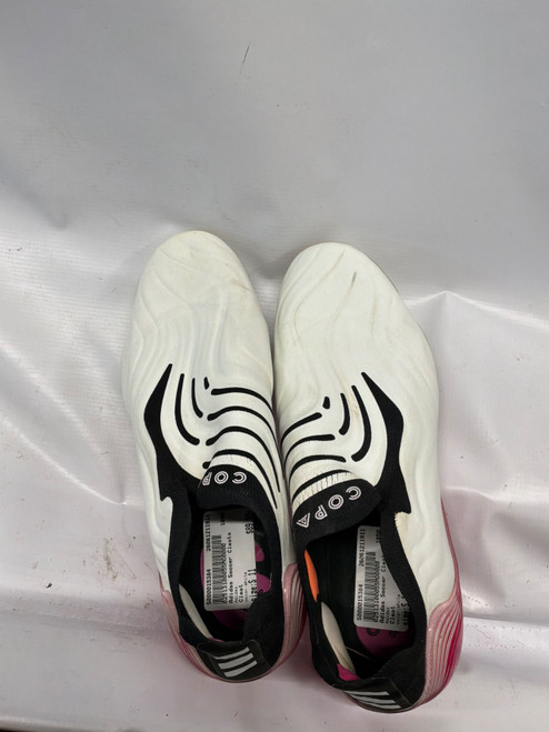 Vist Large View of Product Image Which is Used Adidas Soccer Cleats White Senior 11
