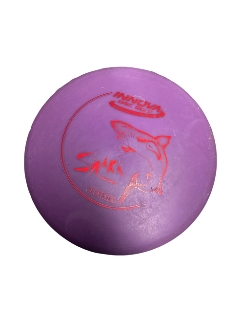 Vist Large View of Product Image Which is Used Innova SHARK Disc Golf Mid Range Purple