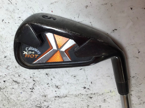 Vist Large View of Product Image Which is Used Callaway X24 HOT Mens Individual Iron RH 5 Iron