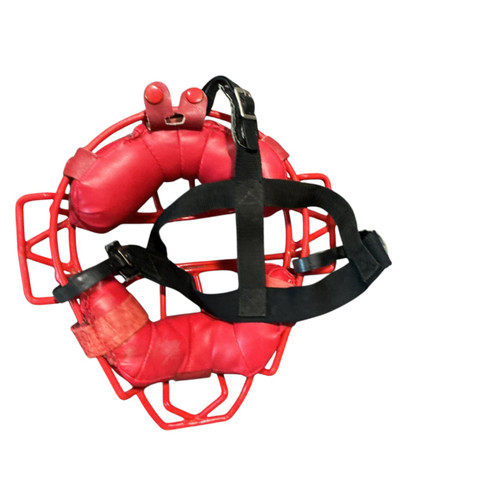 Vist Large View of Product Image Which is Used Rawlings LWMX CATCHERS MASK Catchers Mask Red