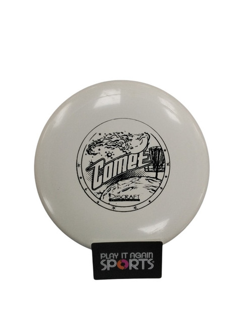 Vist Large View of Product Image Which is Used Discraft ELITE Z COMET PFN Disc Golf Mid Range White