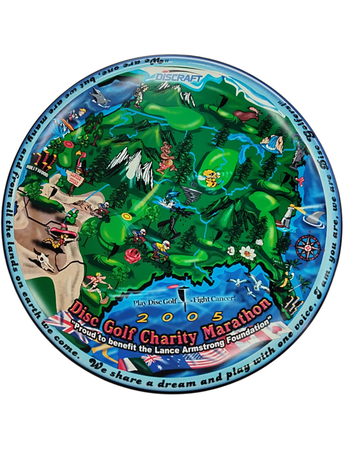 Vist Large View of Product Image Which is Used Discraft CHALLNEGER SUPERCOLOR 2005 MARATHON Disc Golf Putter Green