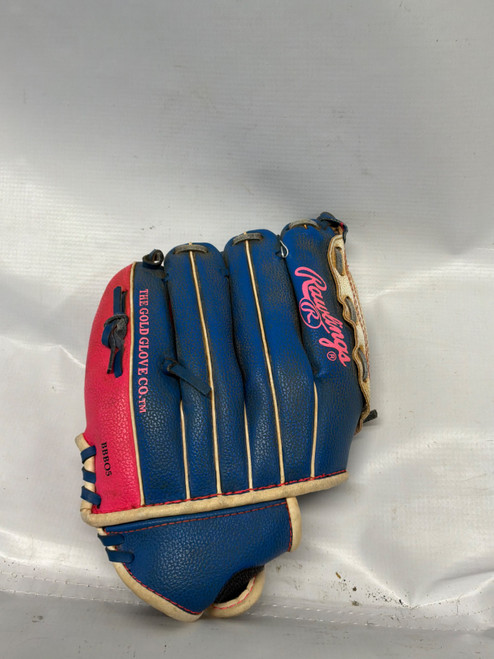 Vist Large View of Product Image Which is Used Rawlings TROY RAWLINS BB/SB Glove RH Throw Royal Blue 11"