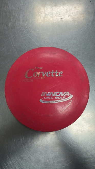 Vist Large View of Product Image Which is Used Innova CORVETTE Disc Golf Driver Red