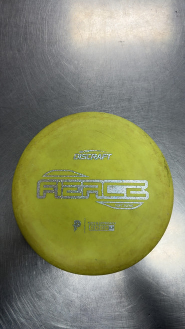 Vist Large View of Product Image Which is Used Discraft PAIGE PIERCE FIERCE Disc Golf Putter Yellow