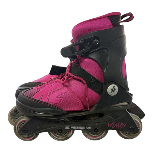 Vist Large View of Product Image Which is Used K2 ABEC 3 Senior Rec Fitness Skates Pink Adjustable