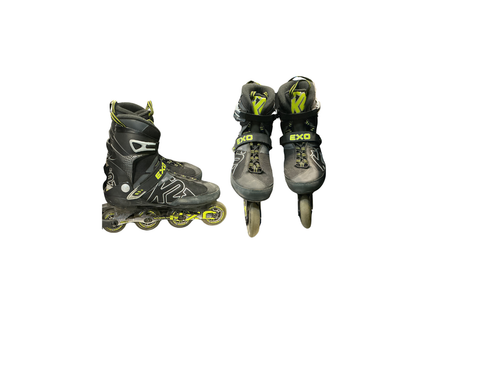 Vist Large View of Product Image Which is Used K2 EXO 80 Senior Rec Fitness Skates Black Senior 12