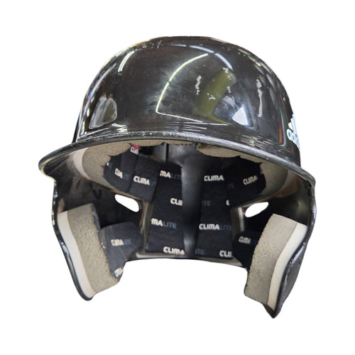 Vist Large View of Product Image Which is Used Adidas BATTING HELMET 6 3/8 - 7 3/8 Batting Helmet No Mask Black One Size