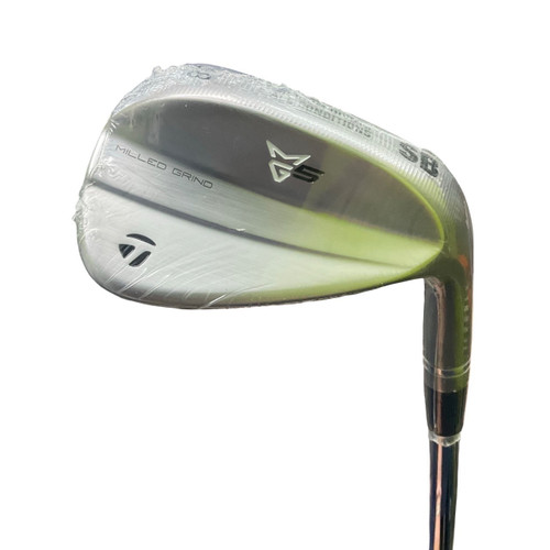Vist Large View of Product Image Which is Used Taylormade MILLED GRIND 5 - IN PLASTIC Golf Wedge Mens RH 48 Degree