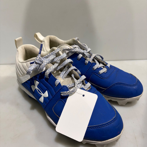 Vist Large View of Product Image Which is Used Under Armour BB/SB Cleats Royal Blue Junior 06