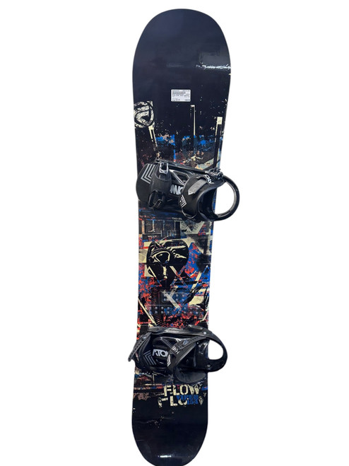 Vist Large View of Product Image Which is Used Flow VIPER Mens Board/Bindings Black 154 cm