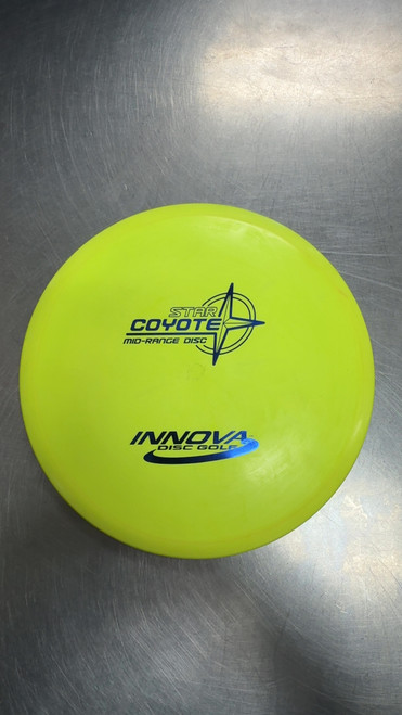 Vist Large View of Product Image Which is Used Innova COYOTE Disc Golf Mid Range Yellow