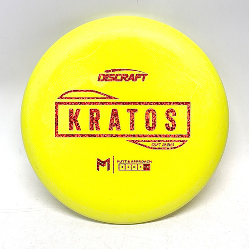 Vist Large View of Product Image Which is Used Discraft KRATOS Disc Golf Putter Optic Yellow 174g