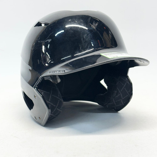 Vist Large View of Product Image Which is Used Evoshield WTV7110BLYH Batting Helmet No Mask Black SM