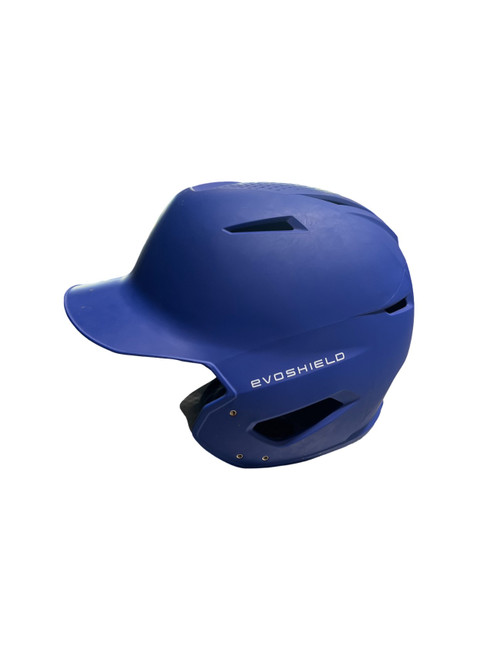 Vist Large View of Product Image Which is Used Evoshield HELMET Batting Helmet No Mask Royal Blue LG