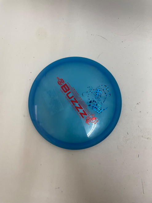 Vist Large View of Product Image Which is Used Discraft ELITE Z BUZZZ Disc Golf Mid Range Royal Blue