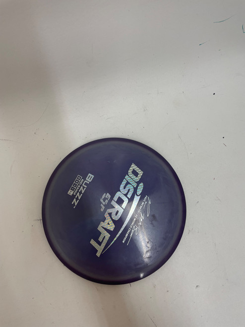 Vist Large View of Product Image Which is Used Discraft ESP BUZZZ Disc Golf Mid Range Purple