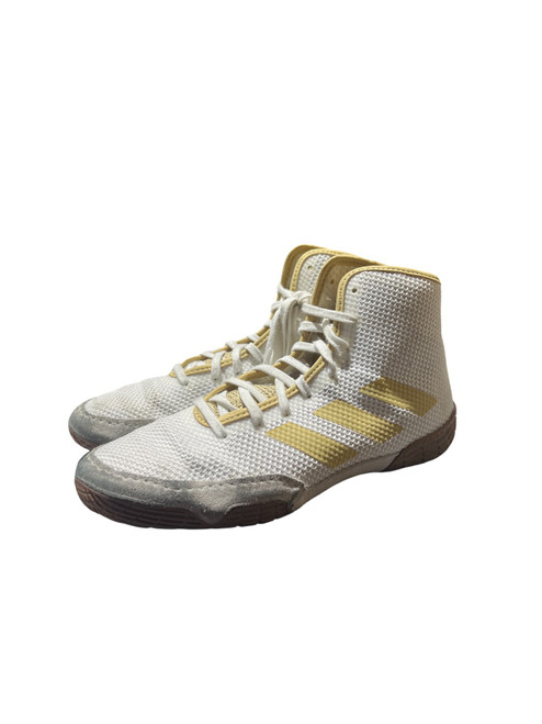Vist Large View of Product Image Which is Used Adidas Wrestling Shoes White Senior 6