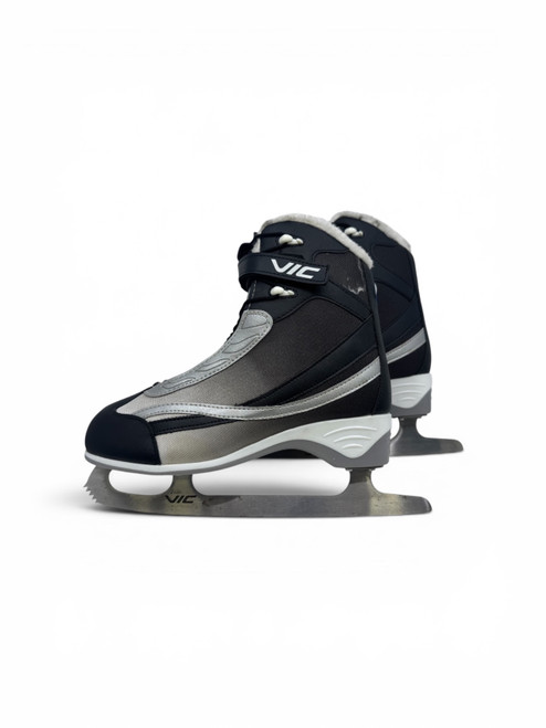 Vist Large View of Product Image Which is Used VIC BLACK SOFTBOOT WomensFigure Skate Black Senior 9