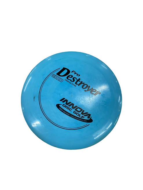 Vist Large View of Product Image Which is Used Innova PRO DESTROYER Disc Golf Driver Royal Blue