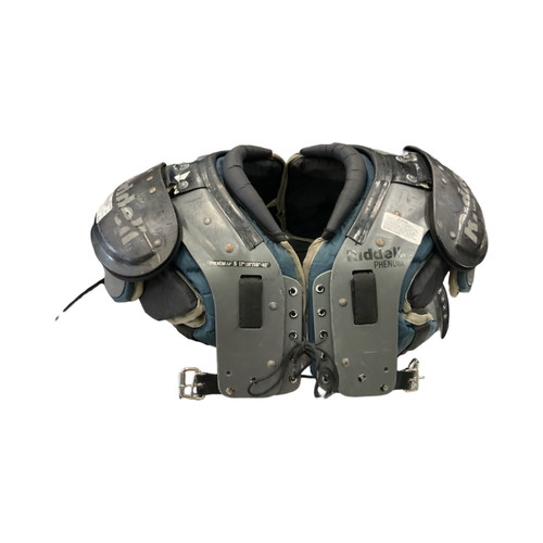 Vist Large View of Product Image Which is Used, Riddell, PHENOM, FB, Shoulder Pads, Black, LG