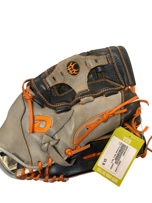 Vist Large View of Product Image Which is Used Demarini INSANE 14IN GLOVE BB/SB Glove RH Throw Grey 14"