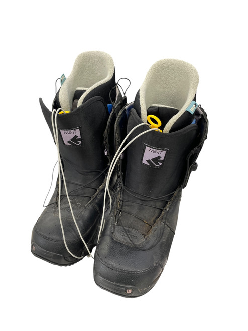 Vist Large View of Product Image Which is Used Burton MINT Womens Snowboard Boots Black Senior 8