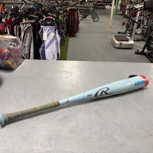Vist Large View of Product Image Which is Used Rawlings CLOUT AI BB/SB USSSA 2 3/4 Bat 29"