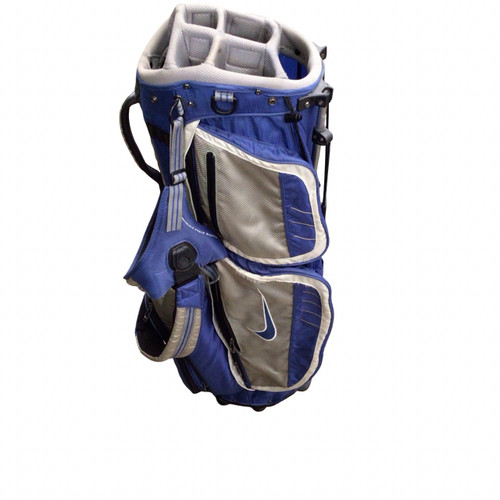 Vist Large View of Product Image Which is Used Nike NIKE STAND BAG Mens Stand Bag Grey And Royal Blue