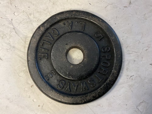 Vist Large View of Product Image Which is Used SPORTSWAYS Standard Plate Black 5 lb