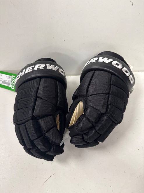Vist Large View of Product Image Which is Used Sher-wood 5030 Junior Gloves Black 12"