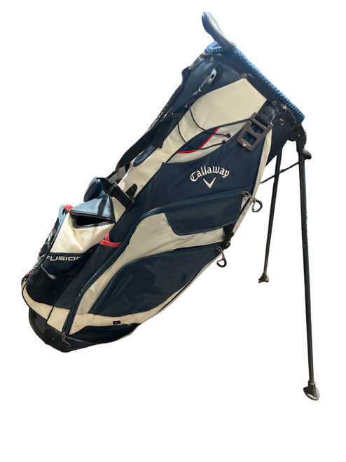 Vist Large View of Product Image Which is Used Callaway BAG Mens Stand Bag Navy Blue
