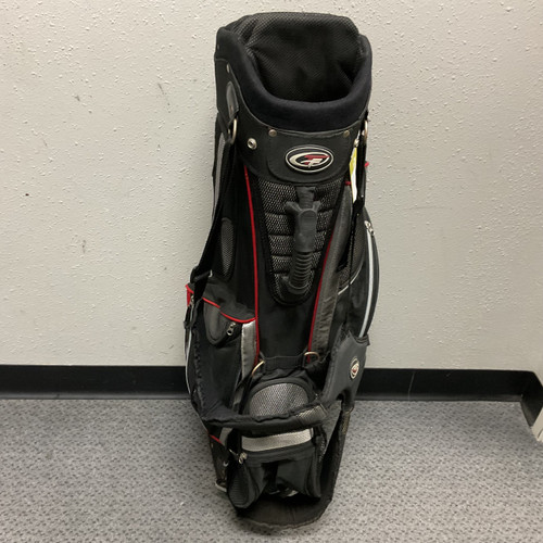 Vist Large View of Product Image Which is Used Top Flite XL 5000 Mens Stand Bag Black And Red