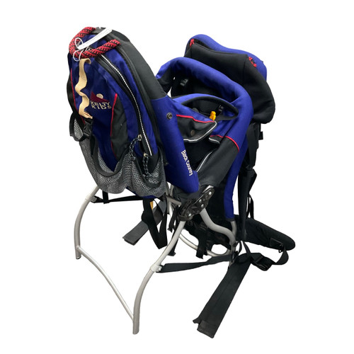 Vist Large View of Product Image Which is Used Kelty BACK COUNTRY CHILD CARRIER External Frame Backpack Navy Blue