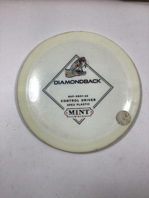 Vist Large View of Product Image Which is Used Mint APEX DIAMONDBACK Disc Golf Driver White 169g