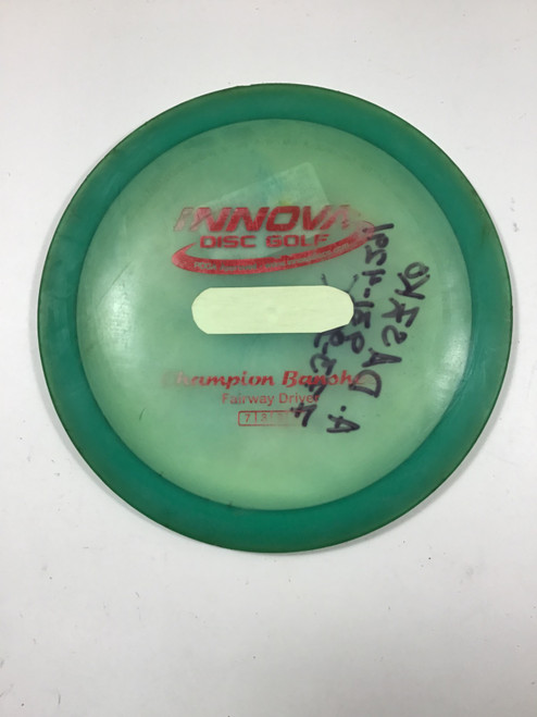 Vist Large View of Product Image Which is Used Innova INNOVA CHAMPION BANSHEE Disc Golf Driver Royal Blue 172g