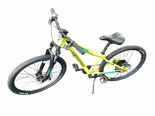 Vist Large View of Product Image Which is Used Cannondale TRAIL Mountain Bike Boys Yellow 24"