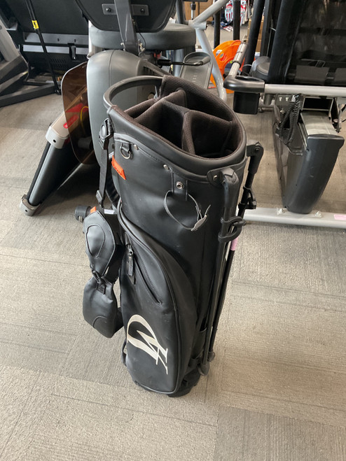 Vist Large View of Product Image Which is Used STITCH 4 WAY GOLF STAND BAG Mens Stand Bag Black