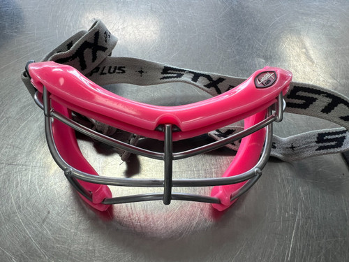 Vist Large View of Product Image Which is Used STX 4 SIGHT Lacrosse Facial Protect Pink Senior