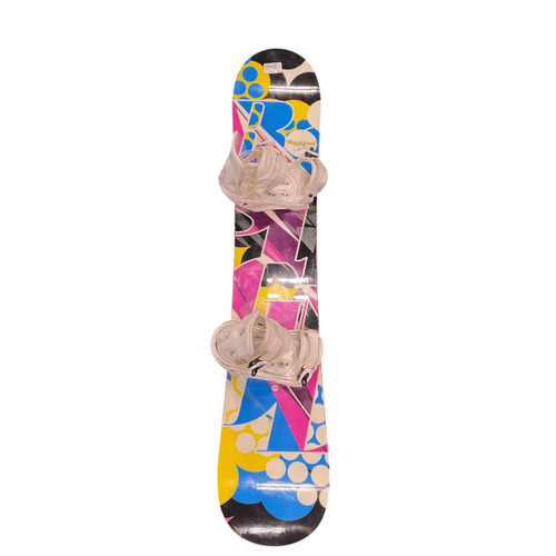 Vist Large View of Product Image Which is Used Rossignol 149 JUSTICE Womens Board/Bindings White 149 cm