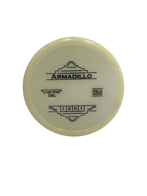 Vist Large View of Product Image Which is Used Lone Star Disc Armadillo 171g Disc Golf Putter Clear 