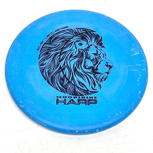 Vist Large View of Product Image Which is Used Westside SILVER LATT MOONSHINE HARP Disc Golf Putter Cobalt 176g